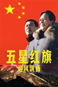 五星红旗迎风飘扬